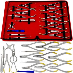 Kit de instrumentos de implante Dental Manual profesional, herramientas de ortodoncia quirúrgica, dentistas, certificación CE, etiqueta privada OEM disponible - Product Image 1