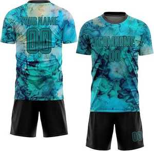 Uniforme de fútbol personalizado para hombre 2025 nuevo estilo transpirable Jersey y pantalones cortos equipo de fútbol profesional a granel proveedor OEM personalizado - Product Image 2