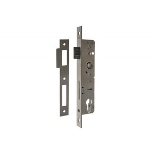 Serrure à mortaise EUROPORTAL 90/30/22/8 INOX avec plaque de frappe - Product Image 1