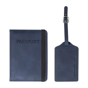 Ensemble TwinPass durable, porte-passeport RPU, idées cadeaux écologiques - Product Image 1