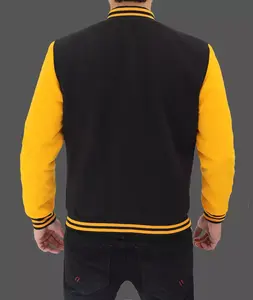 Veste universitaire à capuche pour homme, coupe athlétique, confortable, chaude, pour l'automne et l'hiver, style sport universitaire, vêtement d'extérieur imperméable - Product Image 4