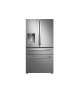 French Do-or Refri-gerator 28 Cu. 2ft 3-<b>door</b> Touch <b>Screen</b> Auto-Defrost App-Controlled Energy Efficient Commercial Use - Product Image 1