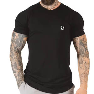 เสื้อเชิ้ตผ้าแคนวาสทรงเข้ารูป ระบายอากาศได้ดี ผลิตจากผ้าฝ้าย 100% สำหรับผู้ชาย เหมาะสำหรับออกกำลังกายและวิ่ง พร้อมโลโก้สั่งทำ - Product Image 1