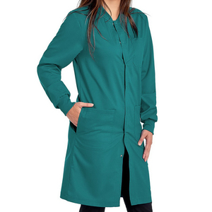 Bata de laboratorio médico para mujer, alta calidad, antiarrugas, tasa barata, transpirable, superventas, bata de laboratorio médico para mujer con logotipo personalizado/color - Product Image 1