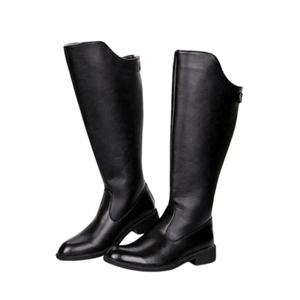 Nouvelles bottes d'équitation en cuir de qualité supérieure Fourniture directe en usine Bottes en cuir d'équitation fabriquées par les meilleurs fabricants - Product Image 1