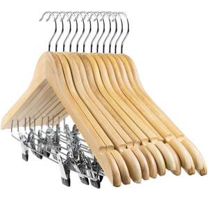 UTILISER BEAUTYFULL VENTE CHAUDE EN GROS CINTRES EN BOIS pour exposer des sacs à vêtements dans une armoire de cuisine ou une salle de bain - Product Image 4
