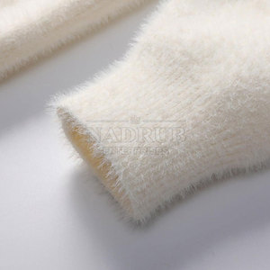 Suéter de mohair de alta calidad para hombre de diseño personalizado 100% algodón antiarrugas mejor material para invierno - Product Image 5