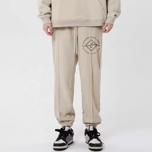 Wholesale Men's Casual 100% Cotton Fleece Sweatpants Custom Made Medium <b>Weight</b> Breathable with Multiple Colors Available - Product Image 3