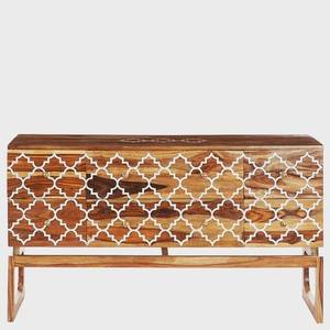 Nouvelle Arrivée Meuble de Rangement Moderne Industriel en Bois d'Acacia Naturel avec Tiroirs Multiples pour Salon, Maison de Campagne et Hôtel - Product Image 1