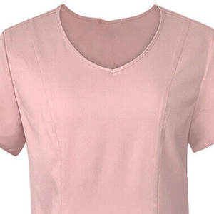 Nueva llegada profesional Hospital mujeres enfermera verano Slim Fit Scrubs camisas transpirable personalizado Lona de alta calidad Spandex - Product Image 6