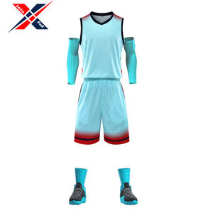 Maillot de basket personnalisé haute qualité, très demandé, avec impression par transfert thermique, grandes tailles, antibactérien, séchage rapide et respirant - Product Image 4