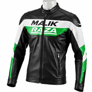 Veste de moto en cuir pleine fleur directe d'usine | Spécifications personnalisées | Fournisseur d'or | Démarrage à faible quantité minimale de commande | Certifié CE - Product Image 1