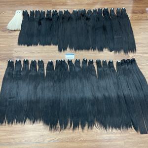 Extensiones de Cabello Humano Vietnamita Natural de Color Negro, Liso, con Trama a Máquina, de Gran Longitud - Product Image 6