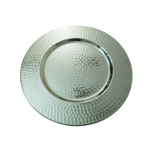 Placa de cargador de diseño atractivo Placa de cargador de servicio dulce de pasta de comida redondeada Placa de cargador de vajilla a bajo precio - Product Image 4