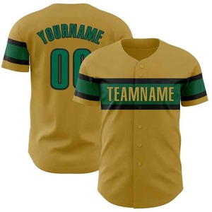 Camisetas de uniforme de béisbol baratas personalizadas para hombre, ropa deportiva de sublimación al por mayor con opción de talla grande, camiseta de béisbol de más colores - Product Image 1