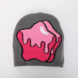 Gorro de invierno acrílico Unisex OEM al por mayor gorro de punto de alta calidad bordado teñido gorro liso etiqueta tejida personalizable viaje - Product Image 2