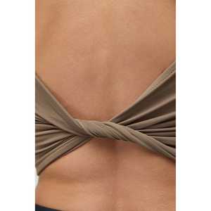 เสื้อครอปสั้นเปิดหลังแบบลำลอง ผลิตจากโพลีเอไมด์ พร้อมโลโก้ด้านหน้า - Product Image 4