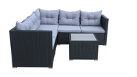 Yüksek kalite ucuz fiyat PE RATTAN hasır açık gafurniture mobilya kanepe köşe seti