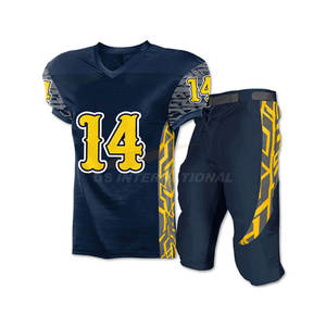Uniforme de football américain personnalisé, sublimation, vente en gros, broderie en twill, manches courtes, taille plus, adultes, hommes, femmes - Product Image 5