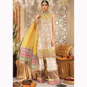 Vestidos de trabajo informales hermosos de Salwar Kameez de seda de marca india y pakistaní de alta calidad, ropa al por mayor - Product Image 2