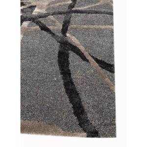 Acar Tra-14763 <b>Hand</b> <b>Tufted</b> Wool Viscose <b>Rug</b> Grey Black Abstract Pattern for Home Living Bedroom Hallway Rectangle Striped Design - Product Image 4