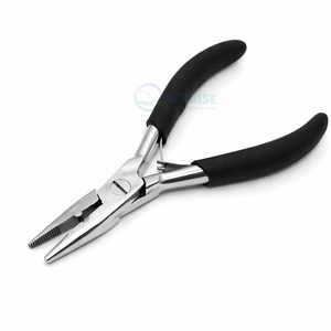 Pinzas de Acero Inoxidable de Alta Calidad de 6 Pulgadas para Remover Extensiones de Cabello, Ligeras, Reutilizables, Negras, para Salón de Belleza - Product Image 6