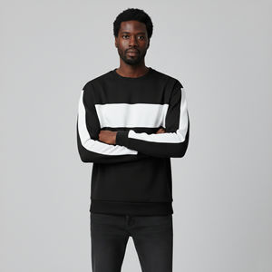 Sudadera Extra Grande para Hombre, 100% Algodón, 2 Tonos, con Logotipo Bordado Personalizado, Estilo Hip Hop, Artículo en Oferta - Product Image 2