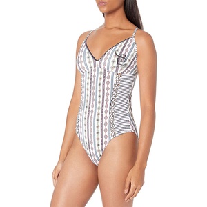 Traje de Baño Bikini Sexy con Tirantes para Mujer, Venta al por Mayor 2025, de Una Pieza, Impermeable, de Secado Rápido, Sin Costuras, Talla Grande para Adultos - Product Image 3
