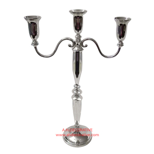 Centre de table de mariage Bougeoir Candélabre en cristal à 4 bras avec bol à fleurs Décoration de la maison Grand candélabre fait à la main - Product Image 3
