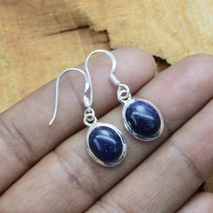 Pendientes de plata hechos a mano estilo bohemio, joyería de plata de ley 925, piedra solar, piedras preciosas, pendientes de tendencia, joyería para mujer, regalo - Product Image 5
