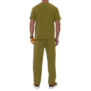 Wholesale Custom High Quality Hospital <b>Doctors</b> uniform Scrub Nursing Uniform <b>Sets</b> Medical Wear Men Scrub Suit MADE BY HS 2026 - Product Image 5