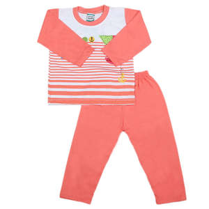 ชุดสูทเด็กชายแขนยาว 2 ชิ้น - สีชมพู - Product Image 5