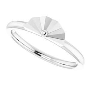 Stuller Fashionable Gold Plated Stainless Steel Starburst Cluster <b>Ring</b> Trendy Stackable Inlay with Number Shape Gift - Product Image 5