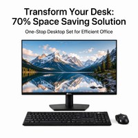 Monitor LED OEM al por Mayor de 27 Pulgadas, Delgado, sin Marco, 16:9, Montaje VESA, HDMI, VGA, Pantalla con Protección Ocular para Oficina, Escuela, Estación de Trabajo
