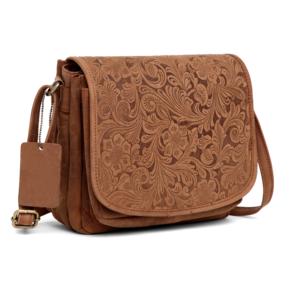 Bolso bandolera de cuero genuino verde de calidad superior para hombre, bolso de hombro tipo bandolera con cremallera, regalo perfecto para ella - Product Image 2