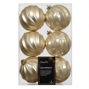 Kaemingk 6-Piece Christmas <b>Tree</b> Ball Set <b>Plastic</b> Pearl 26076 Christmas Ball & <b>Tree</b> Ornaments - Product Image 2