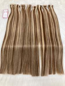 Extensiones de cabello Remy humano 100% de la mejor calidad, todos los tamaños, extensión de cabello con cinta, Color claro alto, máquina de doble estiramiento, trama Doble - Product Image 6