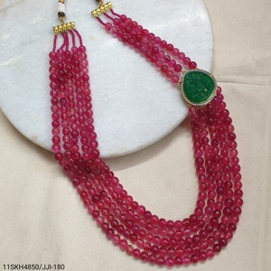 เข็มกลัดเพชรแบบอเมริกันพร้อมสร้อยคอหินทับทิมสร้อยคอแฟชั่นสลักมรกตสำหรับผู้หญิงและเด็กผู้หญิงสำหรับงานปาร์ตี้สวมใส่เท่านั้น - Product Image 1