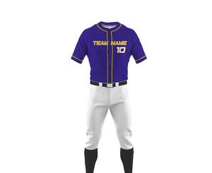 Transpirable mejor material Hombres Uniforme de béisbol ropa deportiva al por mayor tasa de tendencia superior Uniforme de béisbol con totalmente personalizado - Product Image 1