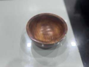 Bol de service en céramique polie de qualité supérieure, prix de gros, bois de manguier massif, style vintage, écologique pour la maison et les fêtes - Product Image 2