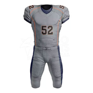 Uniforme de fútbol americano transpirable de talla grande, conjuntos cómodos ligeros para deportes de verano, técnica impresa - Product Image 1