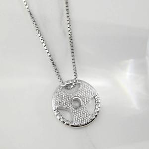 Collar con Colgante de Diamantes de Imitación VVS de Lujo, Estilo Hip Hop, con Diseño de Barra de Plata 925 para Joyería Masculina a Bajo Precio - Product Image 2