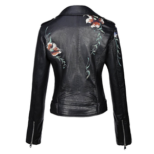 Chaqueta de Cuero de Cordero Genuino para Mujer, Estilo Motero Clásico Vintage con Forro Extraíble, Chaquetas de Invierno en Oferta - Product Image 4