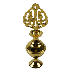 Boîte à eye-liner en laiton massif doré au design unique, pots Surmedani, design pour le maquillage tendance, poudre pour les yeux naturelle, rangement, cadeaux originaux - Product Image 6