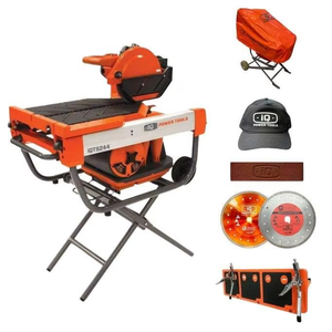 Kit de scie à maçonnerie à coupe à sec de 2000 W, 10 pouces, entièrement neuf, avec table d'extension et accessoire d'aspiration pour une coupe de précision - Product Image 5