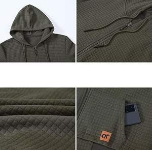 Sudadera con capucha de moda para hombre, Sudadera ligera con cremallera y diseño personalizado, chaqueta de calle cómoda para hombre, Sudadera con capucha elegante - Product Image 3