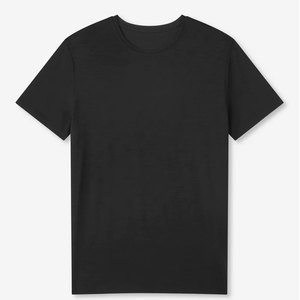 Camiseta personalizada de algodón liso de alta calidad para hombre con impresión de etiqueta de cuello camiseta de microfibra de manga corta - Product Image 3