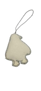 Approvisionnement mondial le plus récent paillettes personnalisées animaux perlés chien ornements de noël décorations articles suspendus pendentif conception - Product Image 3