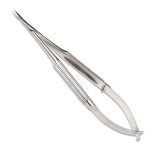 Tijeras quirúrgicas de microcirugía de acero inoxidable de precisión con mango de resorte Tijeras de disección oftálmica manual - Product Image 4