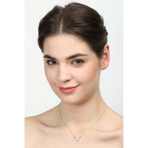 Compre Colgantes de Plata de Ley 925 de Primera Calidad para Mujeres y Niñas, Chapados en Rodio, con Diseños Geométricos de Flores, Topacio, Circonita, Diamante, en Caja Moderna - Product Image 4